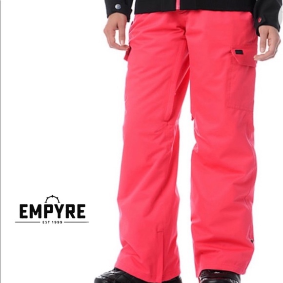 Empyre Pants - Empyre Free Roller Pink 10K Snowboard Pants
